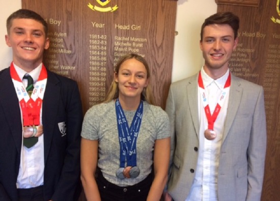 Medals for students at British and English Swimming Championships 2018